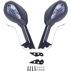1 Pair Turn Signals Light Rearview Mirrors Compatible with Ducati 959 Panigale 2016-2020 Compatible with Ducati 1299 Panigale 2015-2019