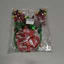 Christmas Hair Band Red Tree Head Band with Red Green Ribbon Holly Design Red 2026 Glasses Photo Props for Women and Girl Hair Accessories for Christmas Party or Festival Decoration Wear 2PCS