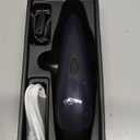 LUCKY TAIL Pet Nail Grinder for Dogs and Cats - Super Quiet and Low Vibration Electric Dog Nail Grinder with 2 LED Lights - USB Rechargeable and Cordless - 2 Speeds - Small to Large Pets - Dark Blue