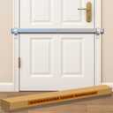 Stainless Steel Door Security Bar 38" (Door Barricade) Anti Door Break in, Security Door Safety Lock Bar from Inside, Fits Doors 33"-36" Wide.
