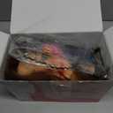 Mannequin Head with 100% Human Hair,18'' Real Hair Cosmetology Mannequin Manikin Head Hair Styling Hairdressing Practice Training Doll Head with Clamp Holder and Tools (Dark Brown Blue Eyes)