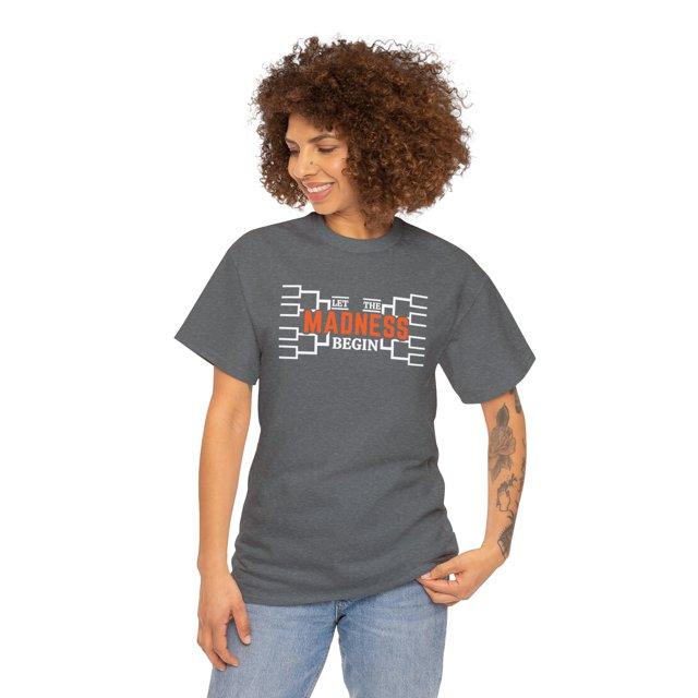 2024 NCAA let Madness Begin men's Basketball lover TShirt Unisex Cotton Tee, Size M