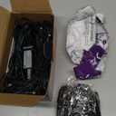 Halloween Decorations Spider Web Lights String Light for Home, 4.9FT 96LED Waterproof Plugin Net Lights with 8 Modes & Timer, Light Up for Party Indoor Outdoor Garden Yard Haunted House(Orange Purple)