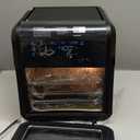 Chefman 12-Quart 5-in-1 Air Fryer Oven with Digital Timer, Touchscreen, and 12 Presets - Family Size Countertop Convection Oven, Dishwasher-Safe Parts (Black)