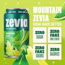 Zevia Zero Sugar Soda, Mountain Zevia, 12 oz Cans (24-Pack) Naturally Sweetened, Non-GMO Project Verified, Gluten-Free, Vegan (EXP 10/21/27)