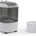 BC-SUS-MINIPWM-GY-1G Portable Mini Washing Machine, White/Gray