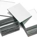 Bright Creations Mirror Art Tiles - 3 in, Silver, 50 Pack - Adhesive Mirror Mosaic Tiles for DIY Crafts & Stick-On Wall Decor