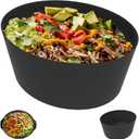 7-8 Quart Slow Cooker Liners Reusable. Thick and Sturdy. Compatible with Most 7-8 QT Silicone Crockpot Liner Inserts. Leakproof, Dishwasher Safe Crock Pot Liner Divider Accessories (Verify Size First) (Dark Grey)