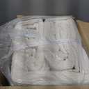 Levtex Home Cloud Waffle King/Cal King Quilt Set (106x92in) and 2 Pillow Shams (36x20) - Box Quilted Waffle Texture - Undyed Cream - Cotton King Size Quilt Bedding Set - Lightweight Soft Pre-Washed