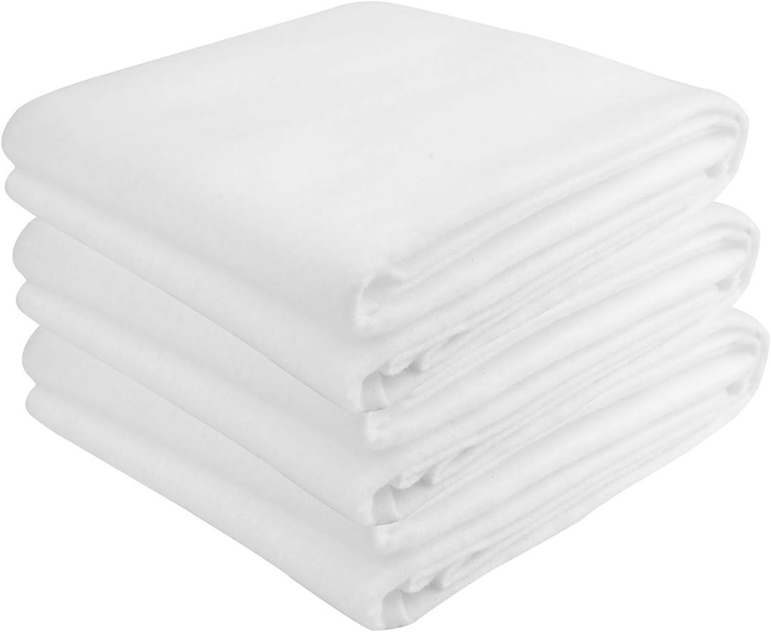 Tosnail 3 Pack 45-Inch x 60-Inch Polyester Quilt Batting for Quilts, Arts and Crafts - Crib Size