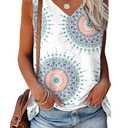 Womens Tank Tops Sleeveless Summer Tops Loose Fit Running Athletic Shirts (White, XXL)
