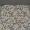 100% Cotton French Pastoral Throw Pillow Covers Set of 2, 21x21 Inch Blue Farmhouse Decorative Cushion Covers for Sofa Bed Living Room Home Decor