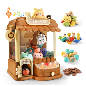 Large Claw Machine For Kids Adults, Mini Vending Machine With 30 Fun Toys, Candy Dispenser Machine, Prize Dispenser With Music L