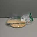 Key and Mail Holder for Wall Decorative, Wooden Boho Key Hanger with Shelf, Unique Two-Tone Circular Design Entryway Key Rack - Brown & Green