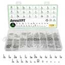 AvrestYPT 1110Pcs 304 Stainless Steel Metric Micro Screws Nuts Assortment, M1 M1.2 M1.4 M1.6 M2 M2.5 Sizes, Phillips Pan Head, Fully Threaded Kit for Arduino, RC Models, Electronics, DIY Projects