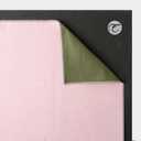 Eunzel Hot Yoga Towel, Reversible Two-Tone Non-Slip Yoga Mat Towel, Sweat Absorbent for Hot Yoga, Pilates and Workout, 72" x 26.5", Army Green& Pink