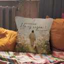 He is Risen Easter Throw Pillow Covers - Christian Religious Easter Lamb Decor, Esus and the Lost Lamb Pillow Covers for Home Bedroom Couch