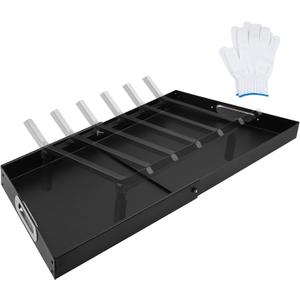2 Piece Fireplace Tray Ash Pan,Adjustable Fireplace Tray for Up to 32" Fireplace Grates,Expandable Fireplace Ash Pan for Ash Collection,Large Trapezoid Stainless Steel,Fireplace Removable Ash Tray