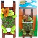 Flower Pot - Hugger Figurine - Turtle (2 Pcs) Garden Decor - Get All The Fun Collections of Pot Pal Climbers - Hanging Planter Decorations - Patio Decor - Yard Decor