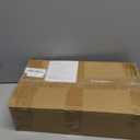 Yawinhe Industrial Pipe Clothes Rack with Top Shelf, Wall Mounted, Space Saving Hanger with 4 Bases, for Shops, Homes, 27.5''Lx10.2''Wx10.2''H, Rustic Brown, 1-Pack