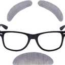 Kids 100 Days School Old Man Costumes Halloween Costume Dress up Outfit Accessories (8-10Year, Black)