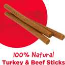 Country Kitchen Beef & Turkey Meaty Sticks Soft Chew Dog Treats, Great Tasting, Made with Real Beef & Turkey, 25 oz (EXP 02/01/26)