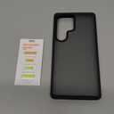 TORRAS Shockproof for Samsung Galaxy S25 Ultra Case, 12FT Military-Grade Protection, Slim Case for Samsung S25 Ultra Case, Matte Translucent Black, Thin, 6.9'' Guardian Series