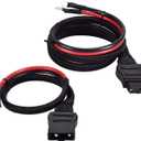21294 61169 2 Pin Truck and Plow Side Battery Cable Fits for Western Fisher Snow Plow Replace# 8245 8274, Power Cable Wire Harness