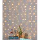 WEST & ARROW Curtain String Light With Remote ,USB OR Battery Operated