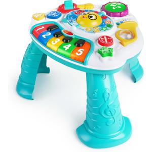 Baby Einstein Discovering Music Activity Table, Includes Piano, Guitar, & Drum, Ages 6 months + (1 Count (Pack of 1))