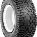 (2 Pack) 16x6.50-8 Lawnmower Tubeless Tire, 16x6.5-8 for Tractor Riding Lawn Mowers, 4 Ply, Turf-V Pattern
