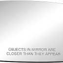 BOOLEE Mirror Glass Replacement fit for 2007-2012 Toyota Camry/Camry Hybrid (1st digit of VIN is a 1,4 or 5 made in USA Only) Passenger Right Side RH With Adhesives