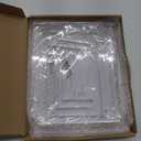 2 Pcs Clear Acrylic Plate Stand Easel for Display 8 Inch Picture Frame, Plate Holder, Tall Vinyl Record Storage, Book Organizer Decorative for Tabletop Photos Posters