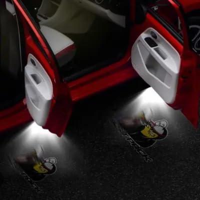 2pcs Door Welcome Light Led Super Bee Scat for Charger Magnum Projector Ghost Shadow Puddle Courtesy Step Lights Pack Square (For Charger)