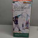 3-in-1 T Ball Set for Kids: Hanging Batting Tee + T Ball Stand Set Auto BaseBall Launcher for Toddlers & Youth Adjustable Height with 2 Bats 6 balls Outdoor&Indoor Toys Sports Gifts for 3-12 years old