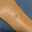 THESHY Women's Slouchy Over The Knee Boots Denim Pointed Toe Stiletto Heel Thigh High Boots Pleated Tall Fashion Sexy Bootie (9.5, Blue)