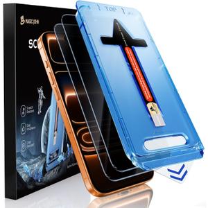 MAGIC JOHN 2 Pack for iPhone 17 Pro Max 6.9 inch Privacy Glass Screen Protector-[Anti-Spy] Auto Dust-Elimination, Bubble Free, Easy Installation, Daily Drop Protection