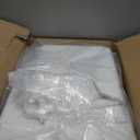 Surmente 10 Pack White Rectangle Tablecloth 90 x 156-inch Rectangular Polyester Table Cloth for Weddings, Banquets, or Restaurants