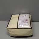 20x10ft Wrinkle Free Ivory Backdrop Curtain for Parties Soft Fabric Drapes Wedding Ivory Curtain Backdrop for Birthday Party Decorations Background for Photography 5x10ft,4 Panels