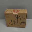 Elk and Friends Kids 7.8” Porcelain Divided Plates with Silicone Sleeves | Suitable for Babies/Kids/Toddlers | Microwave & Dishwasher Safe | Non Slip | Snack Dishes