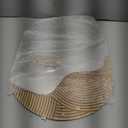 Boho Mirror Wall Decor for Home Office Apartment, 17.6" Countryside Wall-Mounted Decorative Mirror for Entryway Porch Garden, Farmhouse Hanging Panel Artwork Gift for Housewarming Birthday