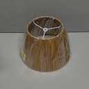 Lamp Shades,7.1" Top x 11.8" Bottom x 7.1" H,Barrel Shaped Natural Straw Lamp Shades, Shade Replacement for Bedside Lamps, Handmade Clip-On Shades for Wall Lamps 1 Pack