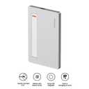 Sharge Disk Small SSD Drives Sharge Disk Plus USB-C NVME SSD Enclosure (Silver) (SD002)