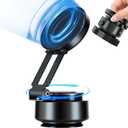 Electric Vacuum Magnetic Suction Mount Phone Holder for Car, 360 Rotating for iPhone 16/15/14/13/12 for Shower/Car/Mirror/Smooth Surfaces (Not Phone Charger), Black