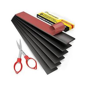 Magnetic Strips 11 Pack Flexible Magnetic Tape with Adhesive Backing Magnet Strips (Each 6" x 1", 0.08" Thickness) Heavy Duty and Strong Magnet Tool