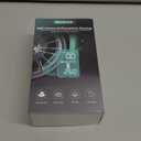 Tire Inflator Portable Air Compressor, 150PSI Tire Inflator with Pressure Gauge, 2X Faster Air Pump for Car, Blike, Motorcycle, Ball and More (Black-Zb)