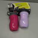Tommee Tippee Insulated 9oz Sporty Spout Toddler Water Bottle, No Spill, Sippy Cups for Toddlers 1-3, Two-Piece Valve Helps Stop Spills, Lilac & Plum, BPA Free, Pack of 2