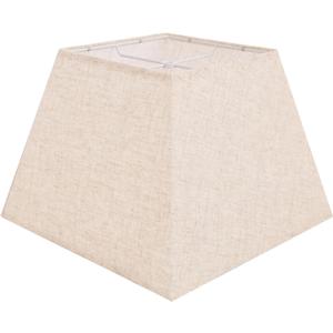 Beige Lamp Shade, 8''x8''Top 13''x13''Bottom 10'' Height, Square Lampshade Replacement Lamp Shade Natural Linen Hand Crafted for Table Lamps Floor Lamps Pendent Light, Assembly Required