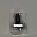 Nulaxy 54W Bluetooth 5.3 Car Adapter with 4 Charging Ports [PD 36W & QC3.0 18W], Wireless Radio FM Transmitter with Deep Bass Player & 5 Colors LED Backlit, Hands-Free Calling - Silver