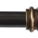 10 x Kenney Chelsea Ball End Window Curtain Rod, Adjustable 28-48 Inch Extendable Rod Set, Oil Rubbed Bronze